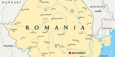 Hoofdstad van roemenië kaart